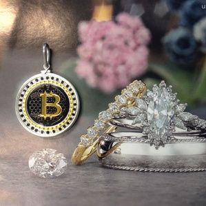 Unisex Bitcoin Knecklace